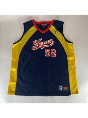 Kara Wolters Indiana Fever WNBA Vintage Navy Blue Basketball Jersey Unisex Large